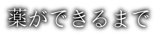 薬ができるまで